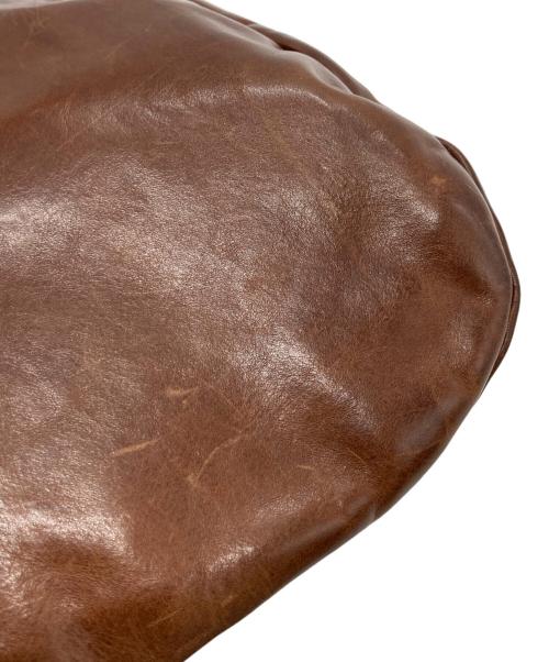 Felisi（フェリージ）Felisi (フェリージ) ハラコレザーショルダーバッグ GENUINE LEATHER PRODUCT ブラウンの古着・服飾アイテム