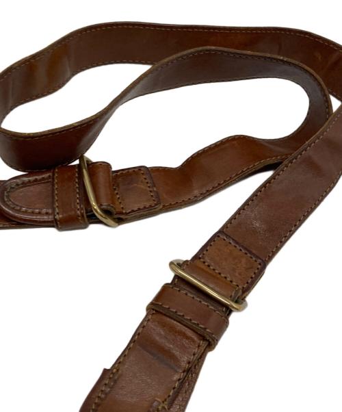 Felisi（フェリージ）Felisi (フェリージ) ハラコレザーショルダーバッグ GENUINE LEATHER PRODUCT ブラウンの古着・服飾アイテム