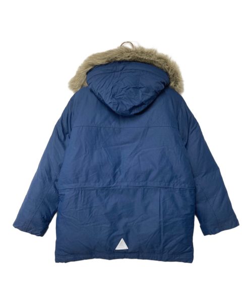 L.L.Bean（エルエルビーン）L.L.Bean (エルエルビーン) ダウンジャケット L.L.Bean エルエルビーン 山タグ 90`s~ ブルー ファー付ダウン　 ブルー サイズ:キッズサイズ Lの古着・服飾アイテム