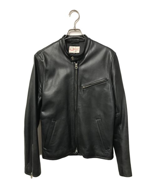 Y'2 leather（ワイツーレザー）Y'2 LEATHER (ワイツーレザー) カウレザージャケット  Riding Maste シングルライダースジャケット ブラック サイズ:38の古着・服飾アイテム