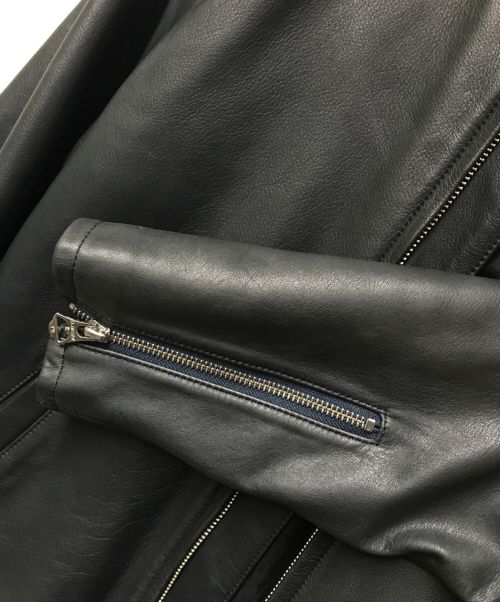 Y'2 leather（ワイツーレザー）Y'2 LEATHER (ワイツーレザー) カウレザージャケット  Riding Maste シングルライダースジャケット ブラック サイズ:38の古着・服飾アイテム
