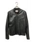 Y'2 LEATHER（ワイツーレザー）の古着「カウレザージャケット  Riding Maste シングルライダースジャケット」｜ブラック