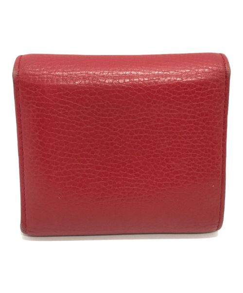 GUCCI（グッチ）GUCCI (グッチ) 財布 GUCCI グッチ ソーホー 三つ折り 598207 レッド サイズ:下記参照の古着・服飾アイテム