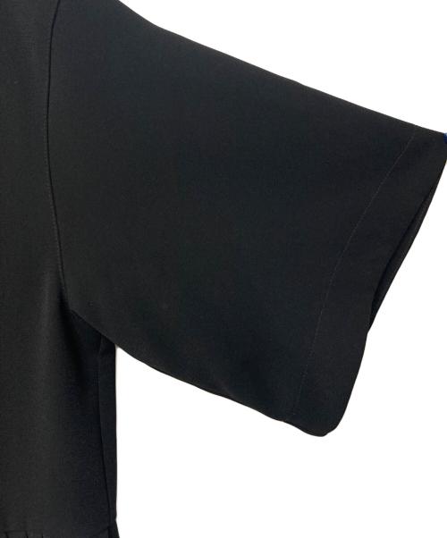 LE CIEL BLEU（ルシェルブルー）LE CIEL BLEU (ルシェルブルー) Pleated Shirt Dress プリーツシャツドレス 23S65308 ブラック サイズ:36の古着・服飾アイテム