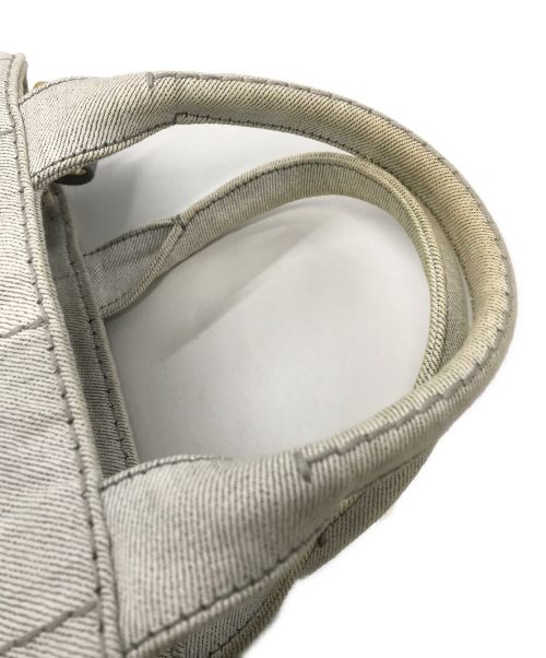 PRADA（プラダ）PRADA (プラダ) 2WAYバッグ PRADA プラダ ハンドバッグ ショルダーバッグ カナパ キャンバス B2439G ホワイトの古着・服飾アイテム