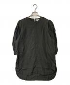 HYKEハイク）の古着「リネン チュニックブラウス 221-15164 008」｜グレー