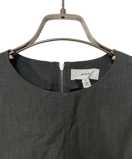 HYKE（ハイク）HYKE (ハイク) リネン チュニックブラウス 221-15164 008 グレー サイズ:1の古着・服飾アイテム