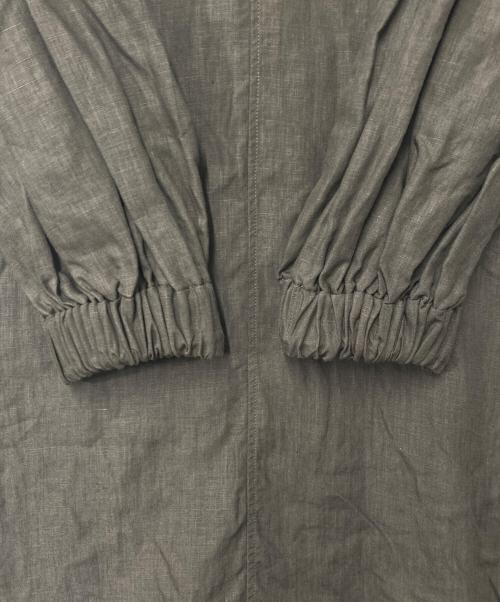HYKE（ハイク）HYKE (ハイク) リネン チュニックブラウス 221-15164 008 グレー サイズ:1の古着・服飾アイテム