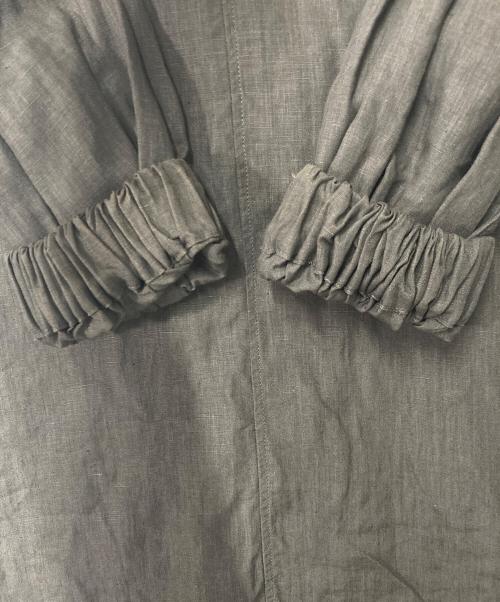 HYKE（ハイク）HYKE (ハイク) リネン チュニックブラウス 221-15164 008 グレー サイズ:1の古着・服飾アイテム