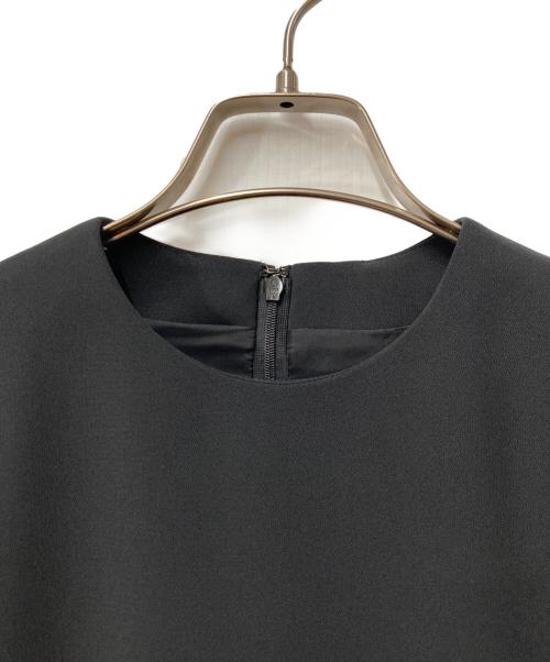 LE CIEL BLEU（ルシェルブルー）LE CIEL BLEU (ルシェルブルー) フリルデザインワンピース ブラック サイズ:36の古着・服飾アイテム