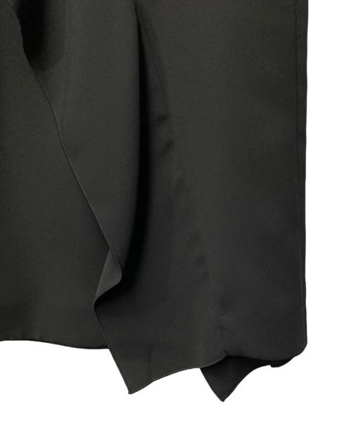 LE CIEL BLEU（ルシェルブルー）LE CIEL BLEU (ルシェルブルー) フリルデザインワンピース ブラック サイズ:36の古着・服飾アイテム