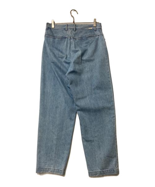 FARAH（ファーラー）FARAH (ファーラー) Two Tuck Wide Tapered Pants インディゴ サイズ:30-30の古着・服飾アイテム
