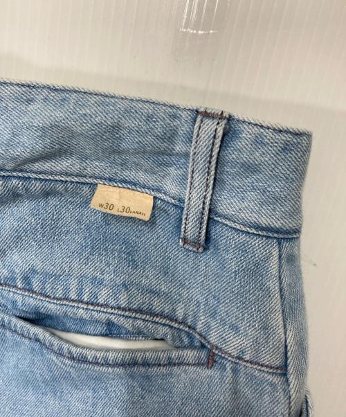 FARAH（ファーラー）FARAH (ファーラー) Two Tuck Wide Tapered Pants インディゴ サイズ:30-30の古着・服飾アイテム