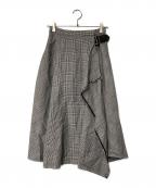 MACKINTOSH PHILOSOPHYマッキントッシュ フィロソフィー）の古着「グレンチェックスカート」｜グレー
