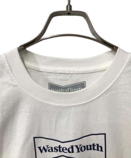 WASTED YOUTH（ウェイステッドユース）WASTED YOUTH (ウエステッド ユース) BUDWEISER (バドワイザー) プリントTシャツ ホワイト サイズ:Mの古着・服飾アイテム