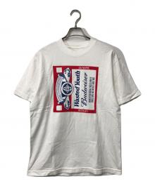 VERDY×BUDWEISER（ヴェルディ×バドワイザー）の古着「プリントTシャツ」｜ホワイト