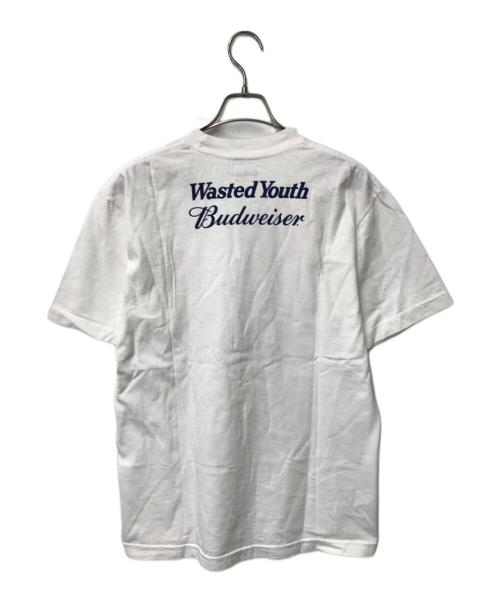 VERDY（ヴェルディ）VERDY (ヴェルディ) BUDWEISER (バドワイザー) プリントTシャツ ホワイト サイズ:Sの古着・服飾アイテム