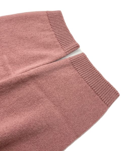 MONCLER（モンクレール）MONCLER (モンクレール) GIROCOLLO TRICOT カシミヤナイロン切替ニット G20939C00012 ピンク サイズ:Sの古着・服飾アイテム