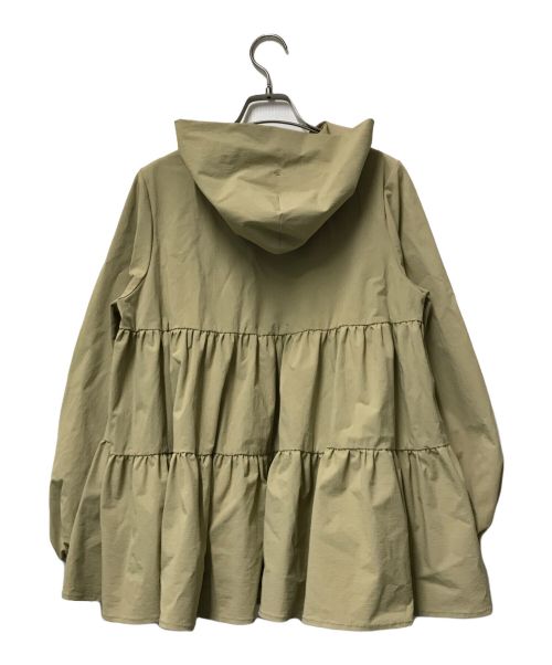 YORI（ヨリ）YORI (ヨリ) 撥水ストレッチパーカー yori/ヨリ ベージュ YR25-24042SP ベージュ サイズ:SIZE 34の古着・服飾アイテム