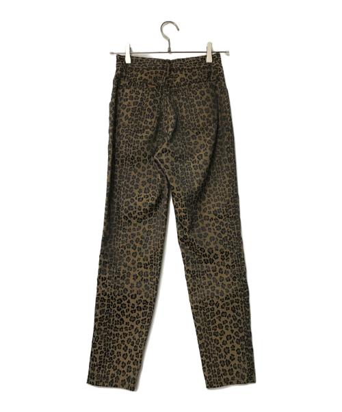 FENDI（フェンディ）FENDI (フェンディ) レオパード柄パンツ D-HG-1234 90ｓイタリア製 ブラック×ブラウン サイズ:40の古着・服飾アイテム