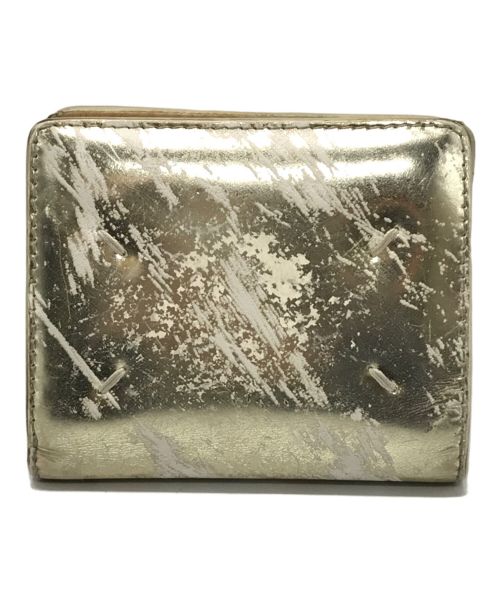 Maison Margiela 11（メゾンマルジェラ 11）Maison Margiela 11 (メゾンマルジェラ11) ペイント加工ウォレット ゴールド サイズ:下記参照の古着・服飾アイテム