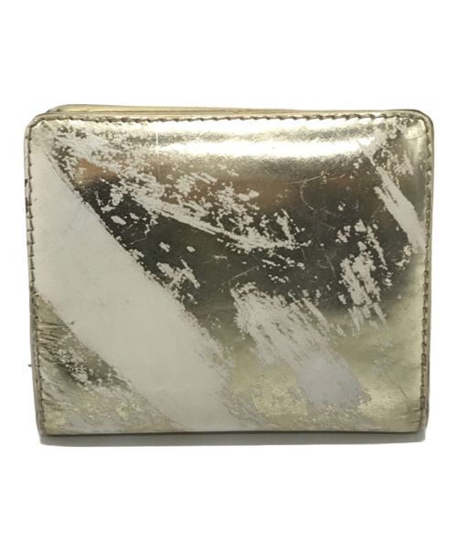 Maison Margiela 11（メゾンマルジェラ 11）Maison Margiela 11 (メゾンマルジェラ11) ペイント加工ウォレット ゴールド サイズ:下記参照の古着・服飾アイテム