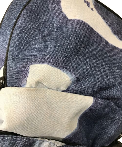 SUPREME（シュプリーム）SUPREME (シュプリーム) THE NORTH FACE (ザ ノース フェイス) Bleached Denim Print Pocono Backpack ブルー×ブラック サイズ:下記参照の古着・服飾アイテム