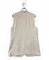 BEAUTY&YOUTH (ビューティーアンドユース) ツイルカラーレスベスト　ジレ アイボリー サイズ:S：2500円