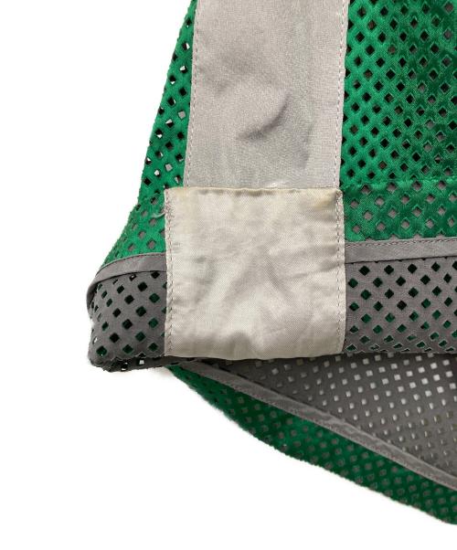 sacai（サカイ）sacai (サカイ) メッシュ切替スカート 14-01998 グリーン×グレー サイズ:2の古着・服飾アイテム