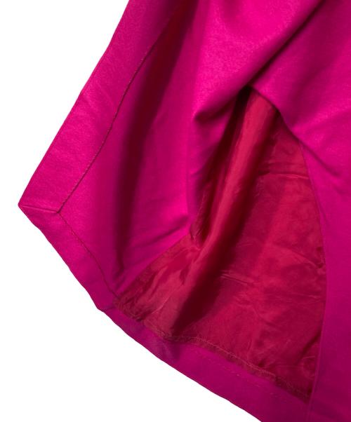 1er Arrondissement（プルミエ アロンディスモン）1er Arrondissement (プルミエ アロンディスモン) 圧縮メルトンラップタイトスカート ピンク サイズ:38の古着・服飾アイテム