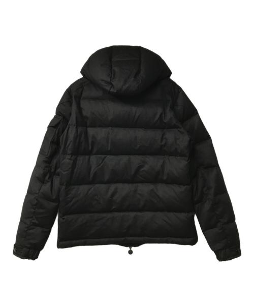 MONCLER（モンクレール）MONCLER (モンクレール) MONTGENEVRE ウールフーデットダウンジャケット  ブラック サイズ:2の古着・服飾アイテム