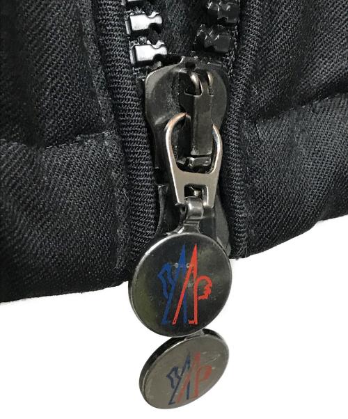 MONCLER（モンクレール）MONCLER (モンクレール) MONTGENEVRE ウールフーデットダウンジャケット  ブラック サイズ:2の古着・服飾アイテム