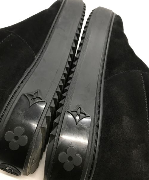 LOUIS VUITTON（ルイ ヴィトン）LOUIS VUITTON (ルイ ヴィトン) スノードロップライン ムートンブーツ ブラック サイズ:36の古着・服飾アイテム