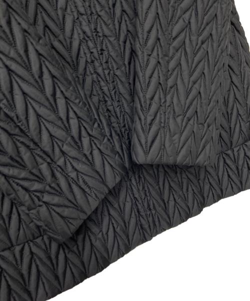 Leilian（レリアン）LEILIAN (レリアン) ナイロンキルティング中綿ジャケット ブラック サイズ:9(M)の古着・服飾アイテム