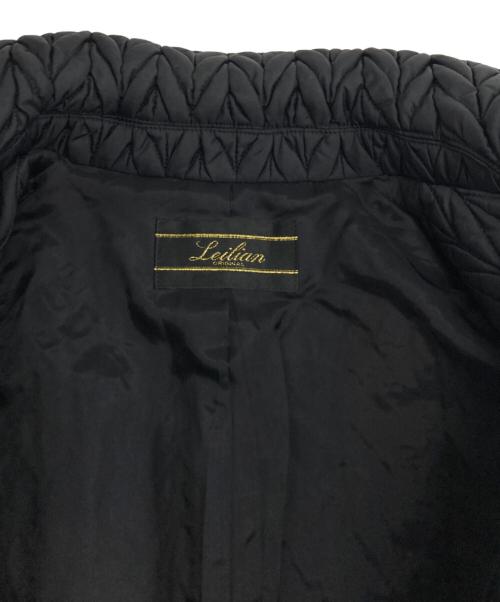 Leilian（レリアン）LEILIAN (レリアン) ナイロンキルティング中綿ジャケット ブラック サイズ:9(M)の古着・服飾アイテム