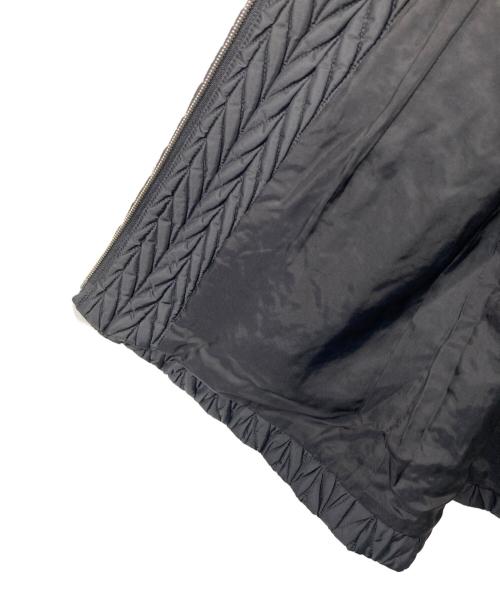 Leilian（レリアン）LEILIAN (レリアン) ナイロンキルティング中綿ジャケット ブラック サイズ:9(M)の古着・服飾アイテム