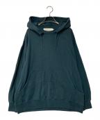 Caledoorカレドアー）の古着「オーガニックコットンフードパーカー」｜グリーン