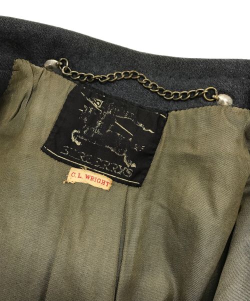 Burberry's（バーバリーズ）Burberry's (バーバリーズ) 30's オフィサーコート グレー サイズ:表記なしの古着・服飾アイテム