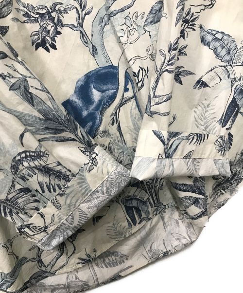 Bagutta（バグッタ）BAGUTTA (バグッタ) LEONE EW プルオーバーシャツ ホワイト×ブルー サイズ:Mの古着・服飾アイテム