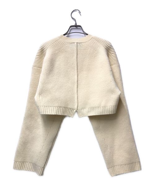 Comfort embracement（コンフォートエンブレイスメント）Comfort embracement (コンフォートエンブレイスメント) プルオーバーショートニット ベージュ サイズ:Fの古着・服飾アイテム