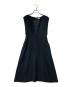 IENA（イエナ）の古着「&NAVY カーブネックワンピース」｜ブラック