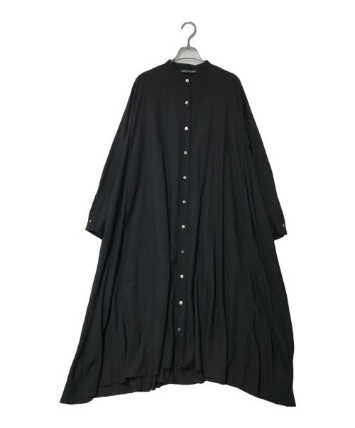 mizuiro-ind（ミズイロインド）mizuiro-ind (ミズイロインド) シャツワンピース ブラック サイズ:-の古着・服飾アイテム