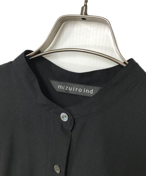 mizuiro-ind（ミズイロインド）mizuiro-ind (ミズイロインド) シャツワンピース ブラック サイズ:-の古着・服飾アイテム