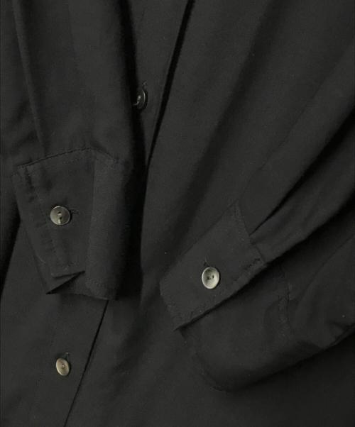 mizuiro-ind（ミズイロインド）mizuiro-ind (ミズイロインド) シャツワンピース ブラック サイズ:-の古着・服飾アイテム