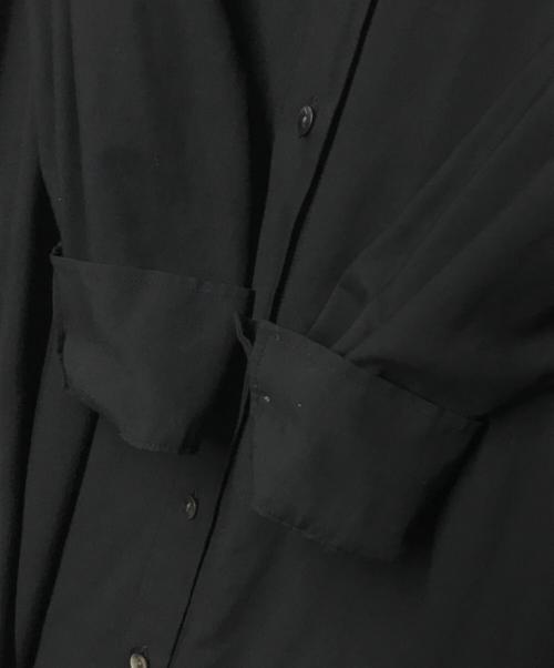 mizuiro-ind（ミズイロインド）mizuiro-ind (ミズイロインド) シャツワンピース ブラック サイズ:-の古着・服飾アイテム