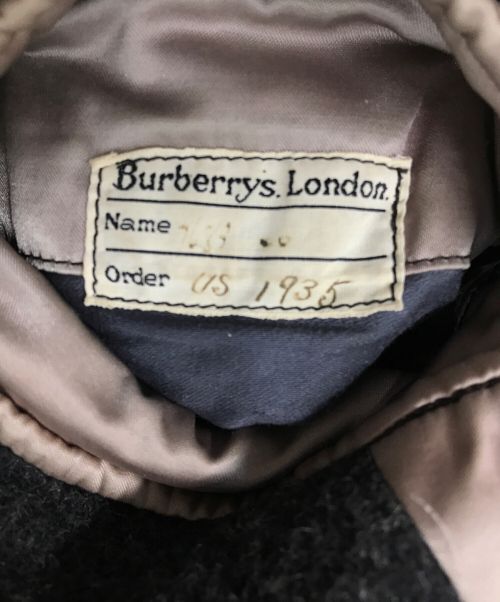 Burberry's（バーバリーズ）Burberry's (バーバリーズ) 30's チェスターコート G.E.MORE CO グレー サイズ:表記なしの古着・服飾アイテム
