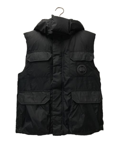CANADA GOOSE（カナダグース）CANADA GOOSE (カナダグース) ALBERTA フーデットダウンベスト ブラック サイズ:S/Pの古着・服飾アイテム