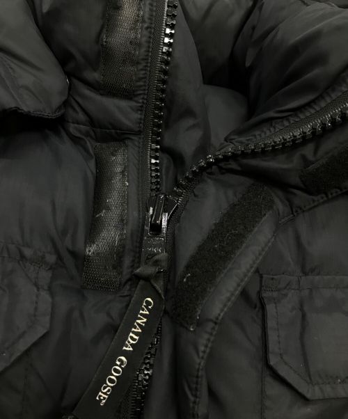 CANADA GOOSE（カナダグース）CANADA GOOSE (カナダグース) ALBERTA フーデットダウンベスト ブラック サイズ:S/Pの古着・服飾アイテム