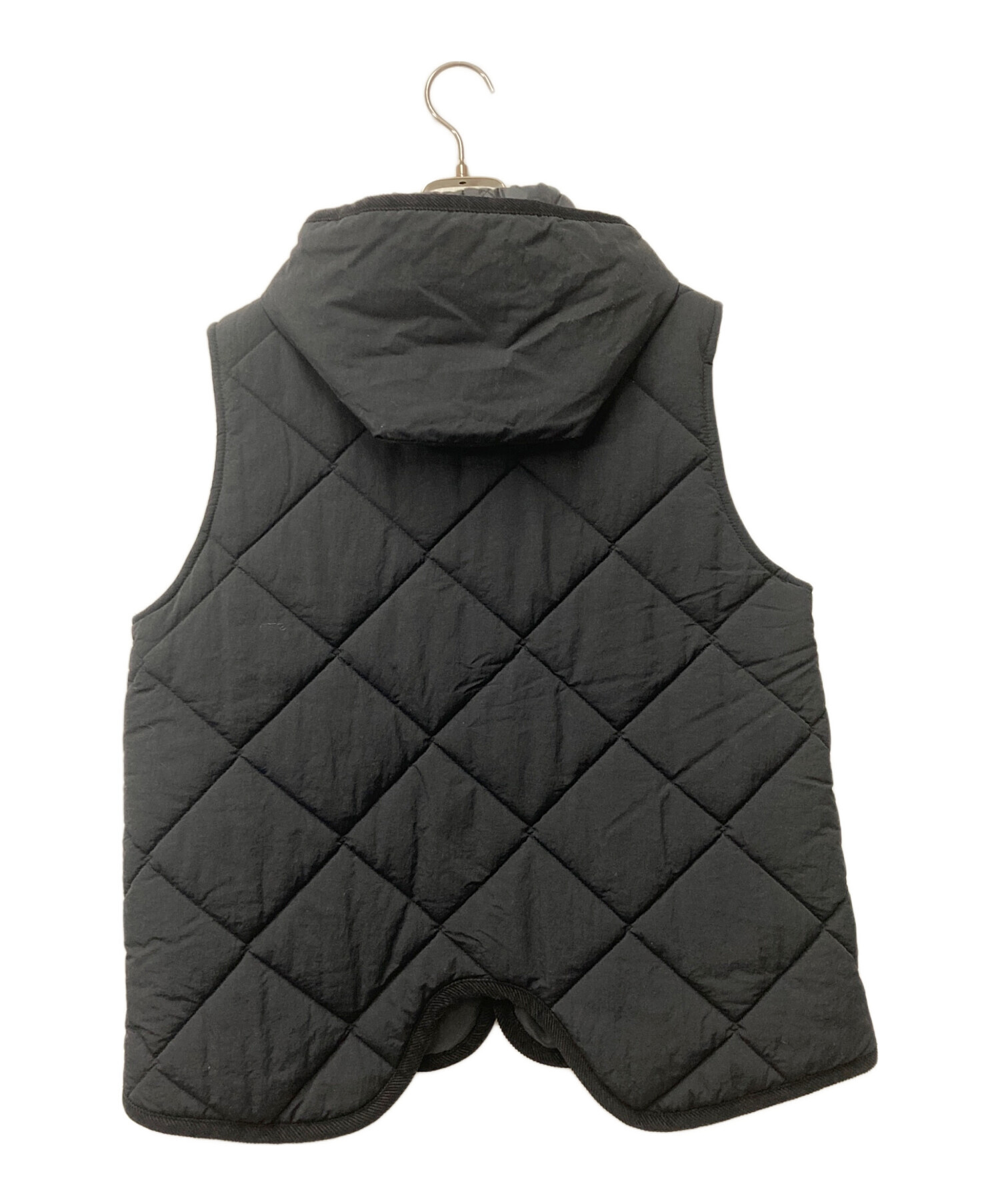 LAVENHAM (ラベンハム) ビッグキルトフーデッドクロップドベスト