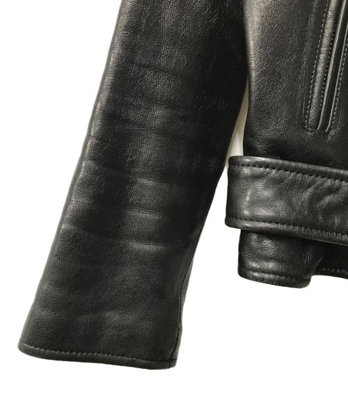 beautiful people（ビューティフルピープル）beautiful people (ビューティフルピープル) レザーライダースジャケット ブラック サイズ:150の古着・服飾アイテム